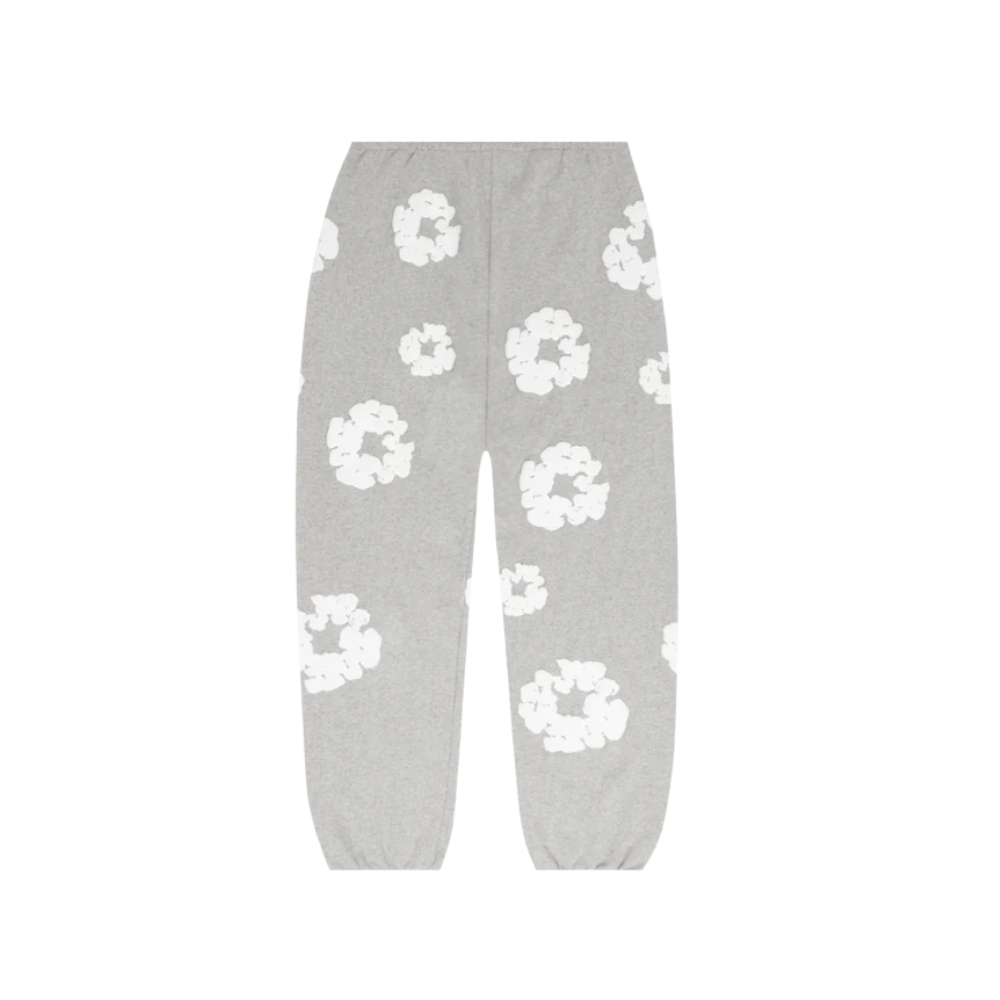 Denim Tears Cotton Wreath Gray Sweatpants